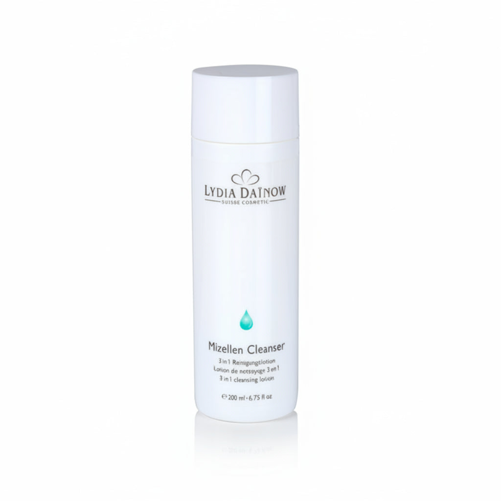 Micellar Cleanser Lydia Dainow 200ml – Nettoyant 3-en-1 micellaire au concombre et saponaire pour tous types de peau