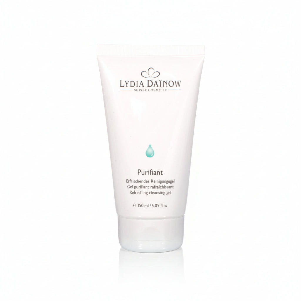 Purifiant Lydia Dainow 150ml – Gel nettoyant à l'écorce de saule et pensée pour peaux grasses et à imperfections