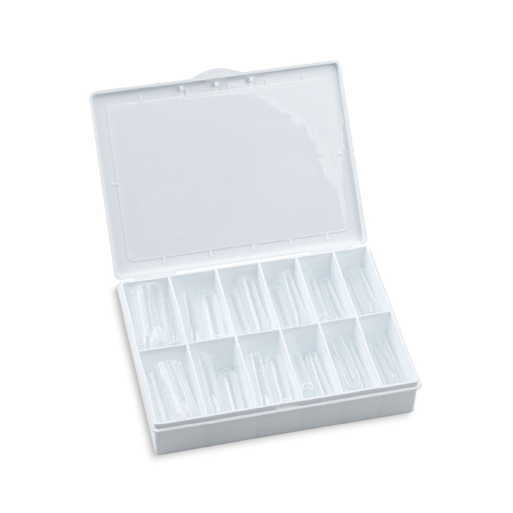 Application Moldes F1 INOCOS Carré – Moules professionnels forme carrée pour extension ongles gel UV/LED