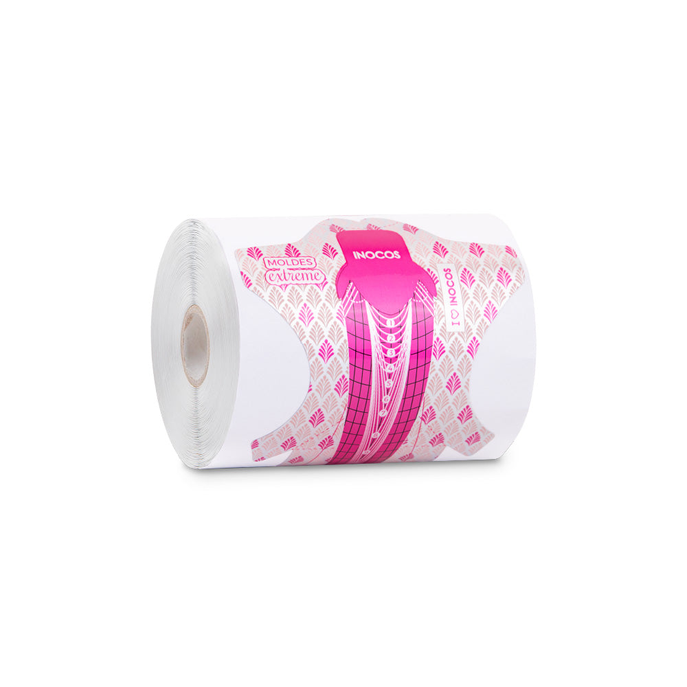 Application Moldes INOCOS Papillon Extreme – Moules papier forme papillon extensions longues 7cm gel professionnel