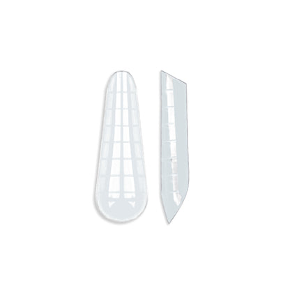Boîte Moldes F1 INOCOS Amande Russe 120 unités – Moules professionnels forme amande russe Collection Carol Carvalho assortiment tailles