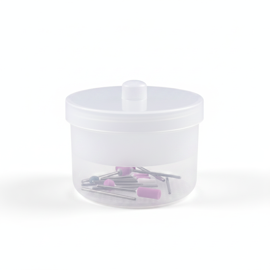 Boîte Stérilisateur Transparent pour Brocas - Désinfection Professionnelle Nail Art