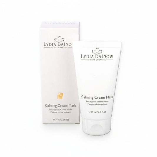 Calming Cream Mask Lydia Dainow 75ml – Masque apaisant et régénérant au calcium encapsulé EpiCalsome, aloe vera et caviar de citron vert pour peaux stressées et sensibles – cosmétiques suisses Lydia Dainow