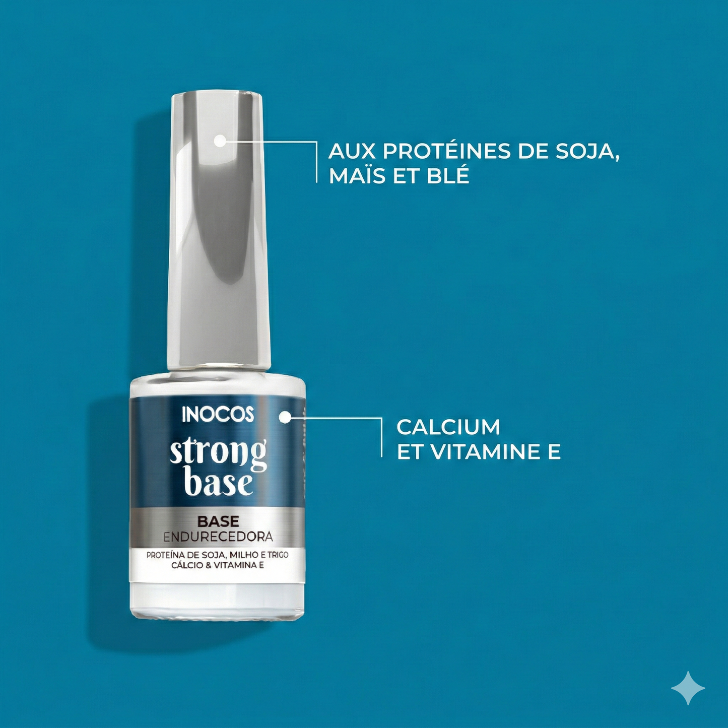 Flacon Care & Finish Strong Base INOCOS durcisseur professionnel
