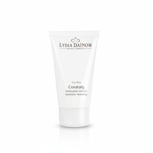 Coratalg Lydia Dainow 75ml – Crème nettoyante profonde aux huiles de pépin de raisin, avocat et beurre de karité pour peaux grasses – cosmétiques suisses Lydia Dainow