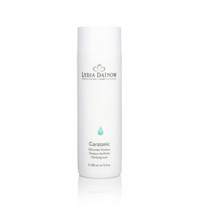 Coratonic Lydia Dainow 200ml – Lotion tonique clarifiant les pores, régulant le sébum et stabilisant le pH – cosmétiques suisses Lydia Dainow