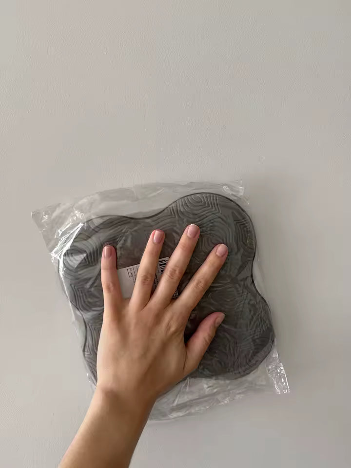 Coussin de Protection Coude en TPE gris, support souple et résistant pour travail sur ongles
