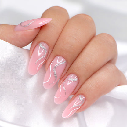 Flacon Paint Gel INOCOS Prata Argent 5ml – Gel pigmenté professionnel nail art chrome argenté