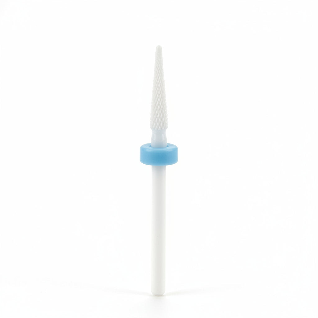 Fraise ceramique cone fine Mozhzheri grain moyen anneau bleu - vue produit