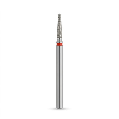 Fraise cone diamantee Mozhzheri 0.18 detail tete conique manucure russe - vue detail