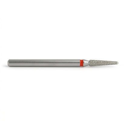 Fraise cone diamantee Mozhzheri 0.18 grain fin anneau rouge - vue produit