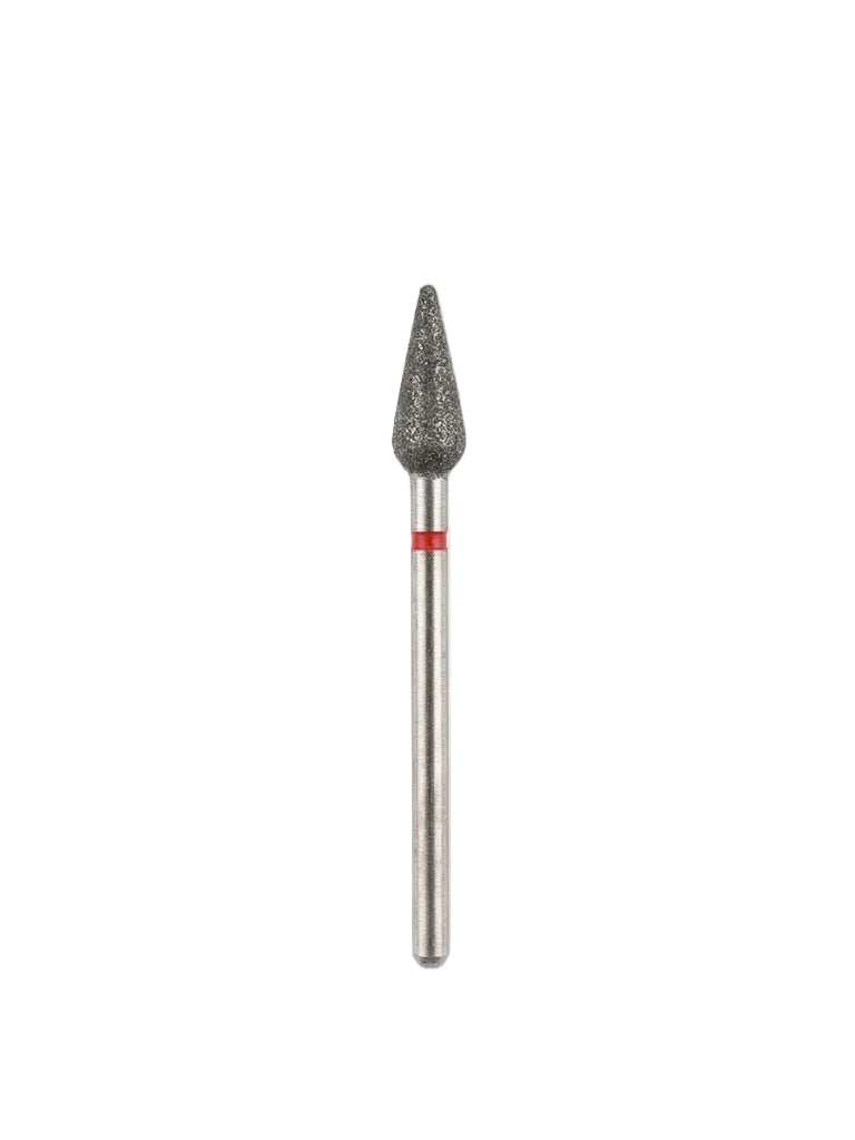 Fraise cone diamantee Mozhzheri 0.50 grain fin detail tete conique - vue detail