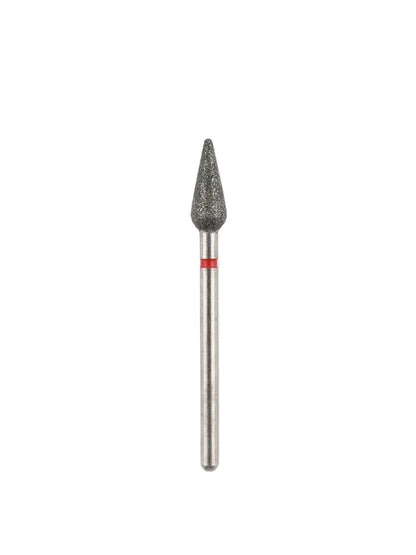 Fraise cone diamantee Mozhzheri 0.50 grain fin detail tete conique - vue detail