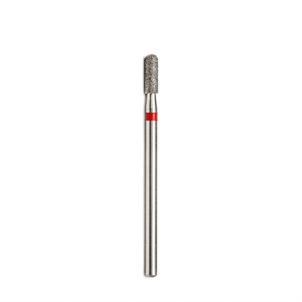 Fraise cylindrique arrondie Mozhzheri grain fin anneau rouge - vue produit