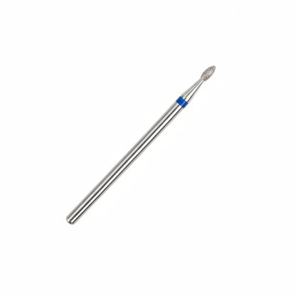 Fraise olive diamantée Mozhzheri grain moyen – vue complète sur fond gris