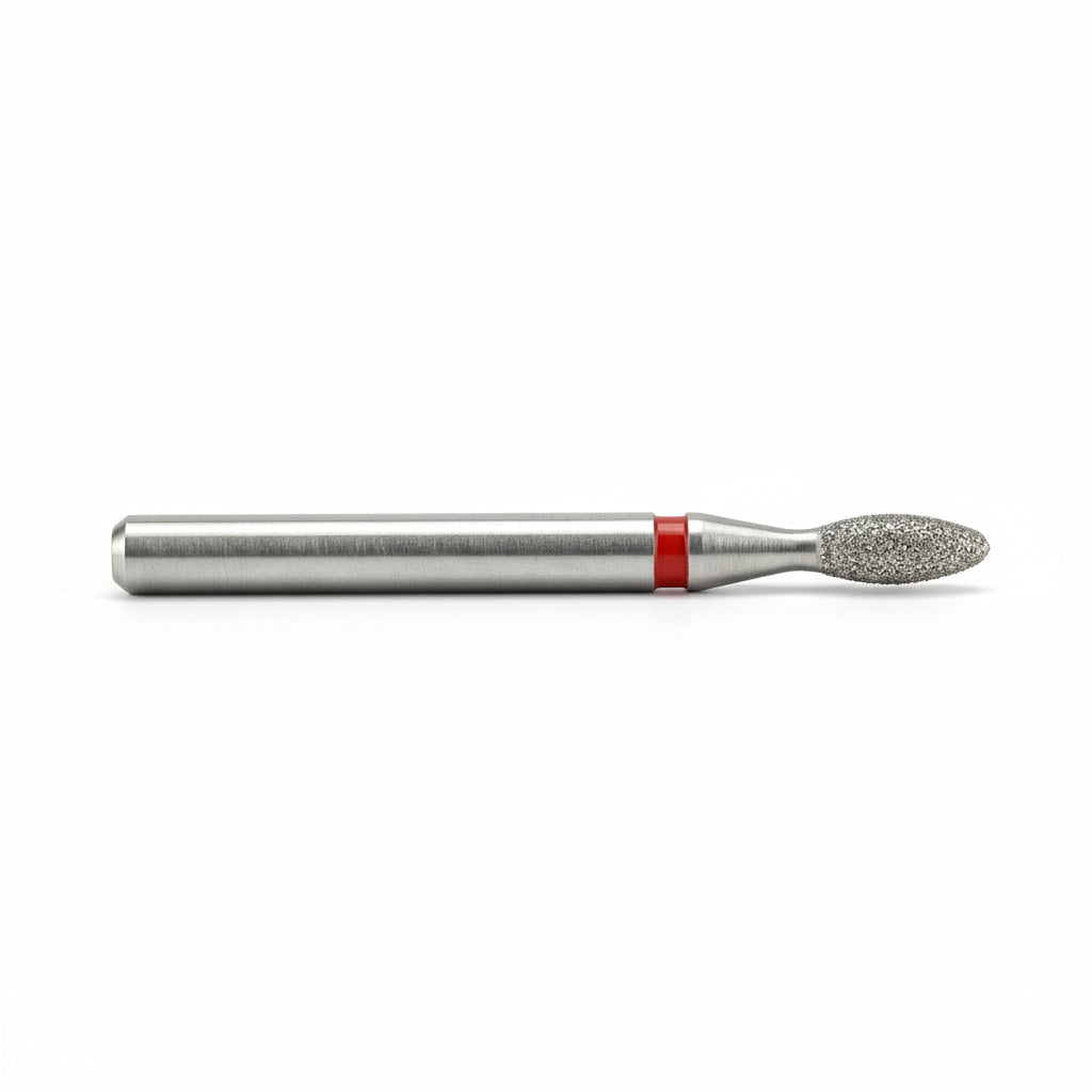 Fraise olive diamantee Mozhzheri grain fin anneau rouge - vue produit