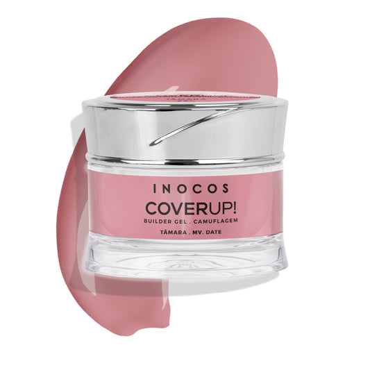 Gel Construction Cover Up INOCOS Datte Tâmara – Gel construction viscosité moyenne biphasique vegan couleur nude datte