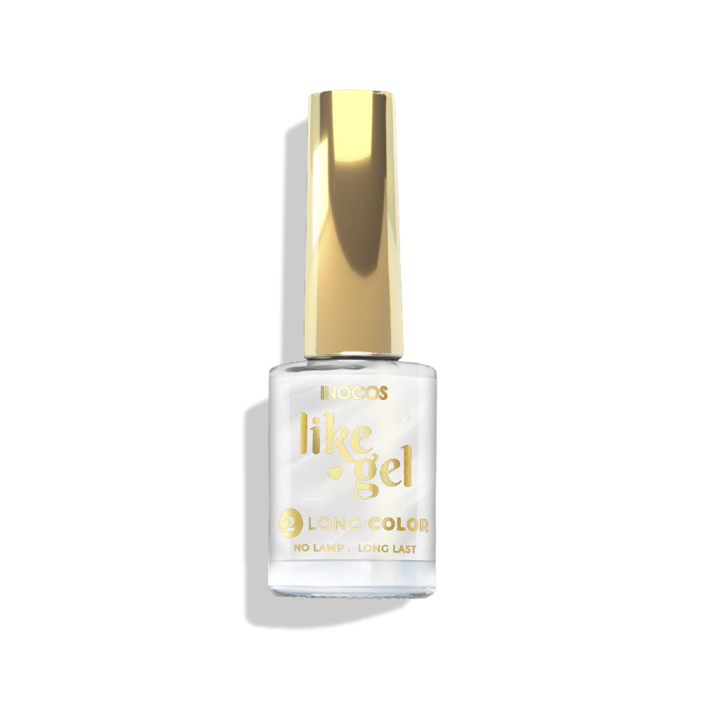 Like Gel INOCOS 104 Blanc Laiteux 11ml - Vernis gel UV/LED couleur blanc laiteux
