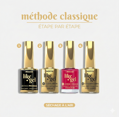 Flacon Like Gel INOCOS 113 Rose Framboise pour manucure professionnelle
