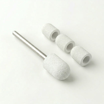 Mandrin capuchons abrasifs Mozhzheri manucure russe kit complet - vue ensemble