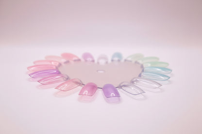 Nuancier Présentoir Coeur Todabonyta avec Vernis Gel – Présentoir professionnel couleurs vernis gel pour salon manucure