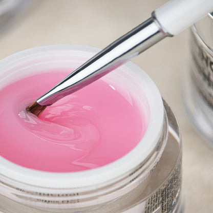 Pot Builder Gel INOCOS Rose Laiteux 30g – Gel construction professionnel viscosité moyenne biphasique vegan