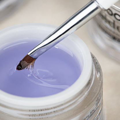Pot Builder Gel INOCOS Violet Transparent – Gel construction professionnel haute viscosité biphasique vegan
