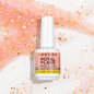 Potal Flake INOCOS Abricot Damasco Laiteux Flocons Or – Base gel vernis autonivelante vegan avec flocons dorés effet métallisé