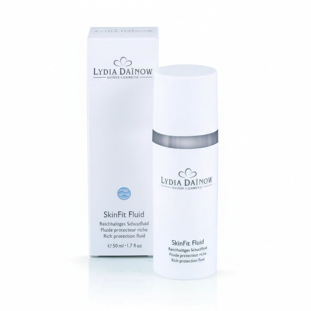 SkinFit Fluid Lydia Dainow 50ml – Fluide riche aux cellules souches de mousse MossCellTec et huiles végétales pour peaux sèches – cosmétiques suisses Lydia Dainow
