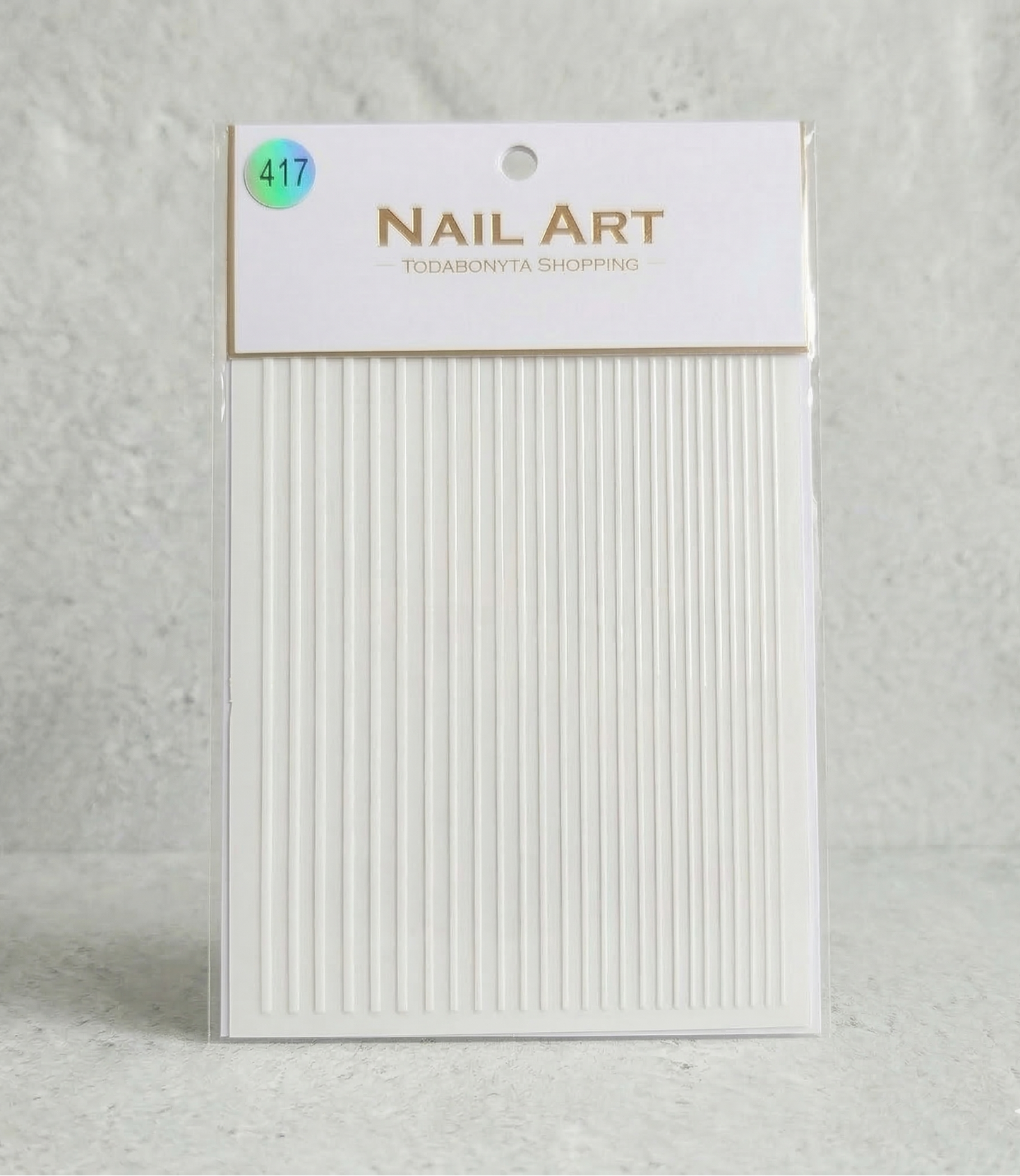 Stickers nail art 3D relief motif 417 autocollants decorations ongles professionnelles