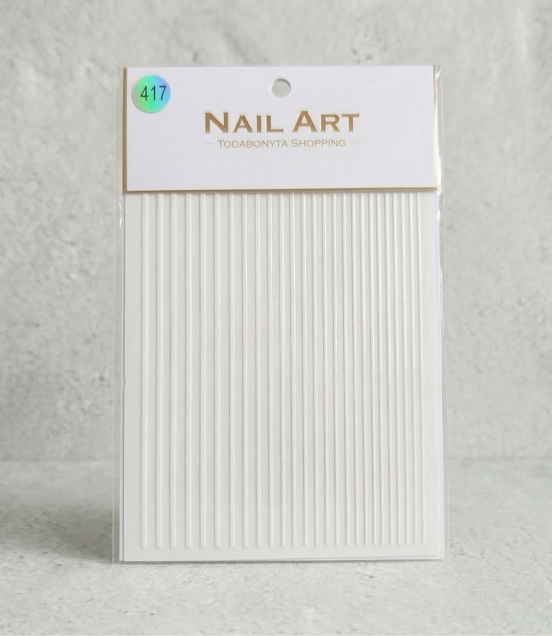 Stickers nail art 3D relief motif 417 autocollants decorations ongles professionnelles