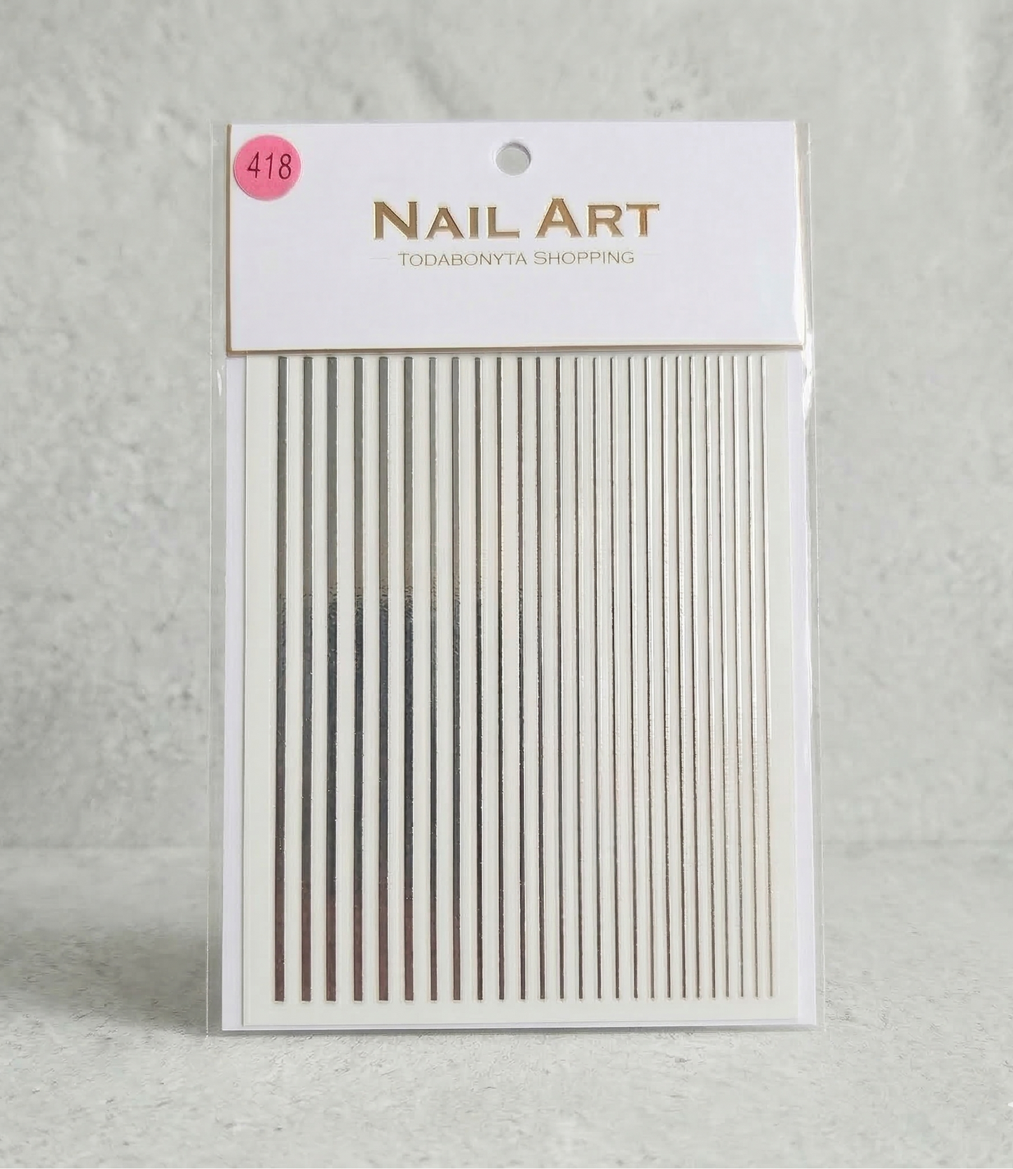 Stickers nail art 3D relief motif 418 autocollants decorations ongles professionnelles