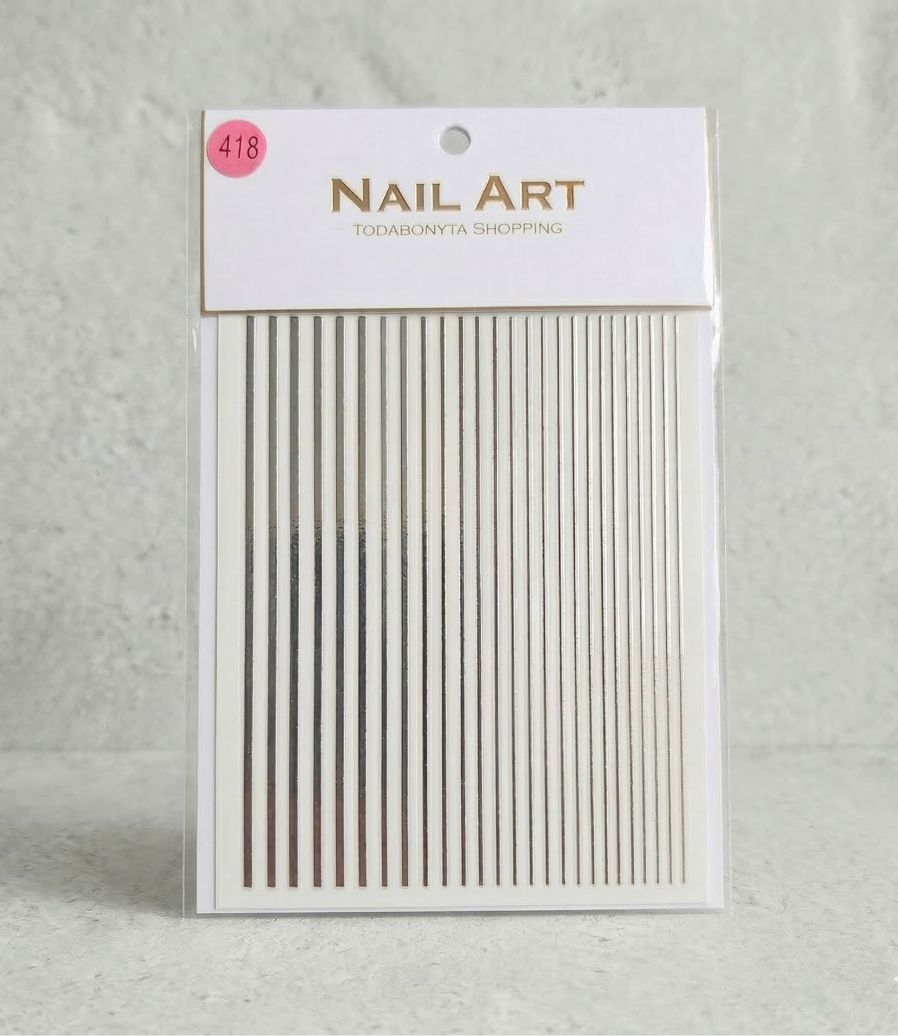 Stickers nail art 3D relief motif 418 autocollants decorations ongles professionnelles
