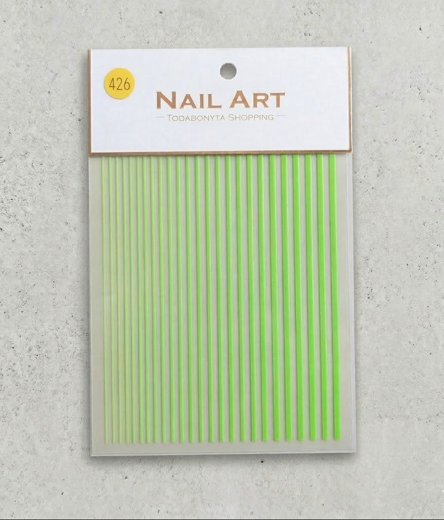 Stickers nail art 3D relief motif 426 autocollants decorations ongles professionnelles