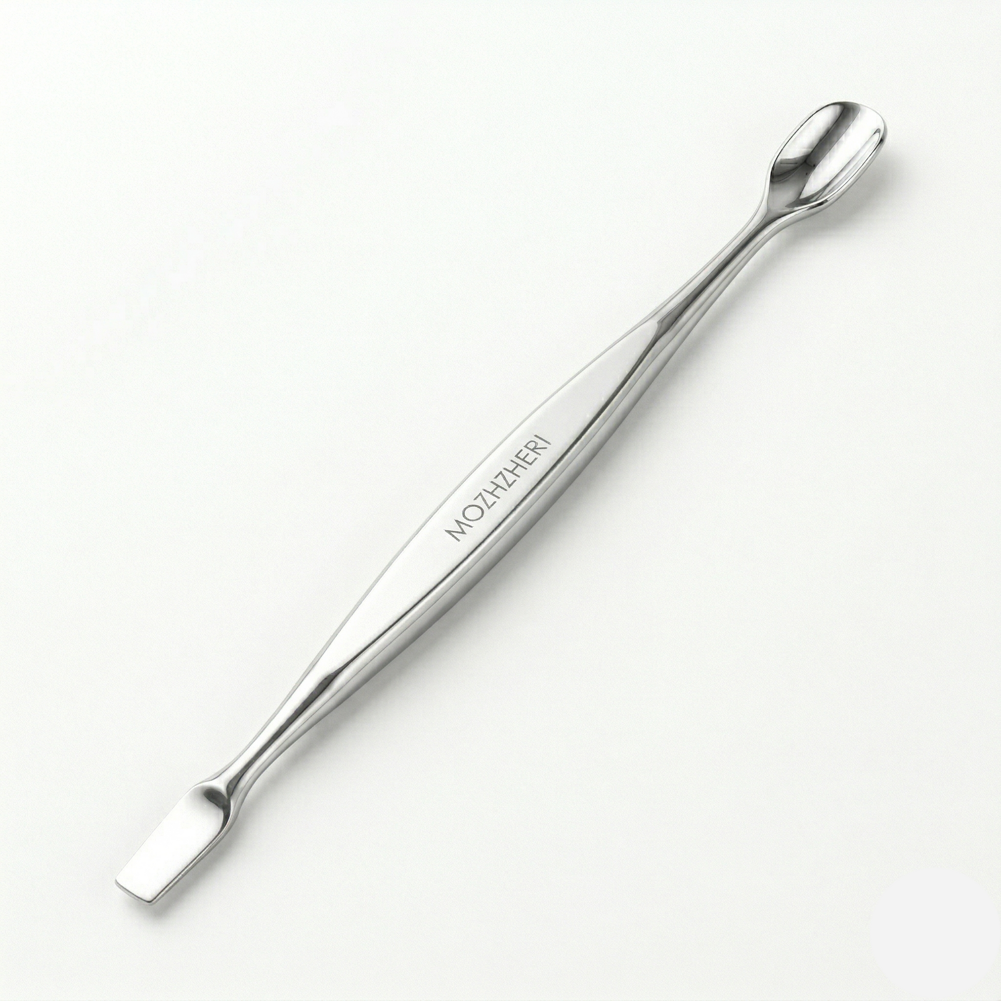 Universal pusher spatula Mozhzheri outil precision manucure russe - vue detail