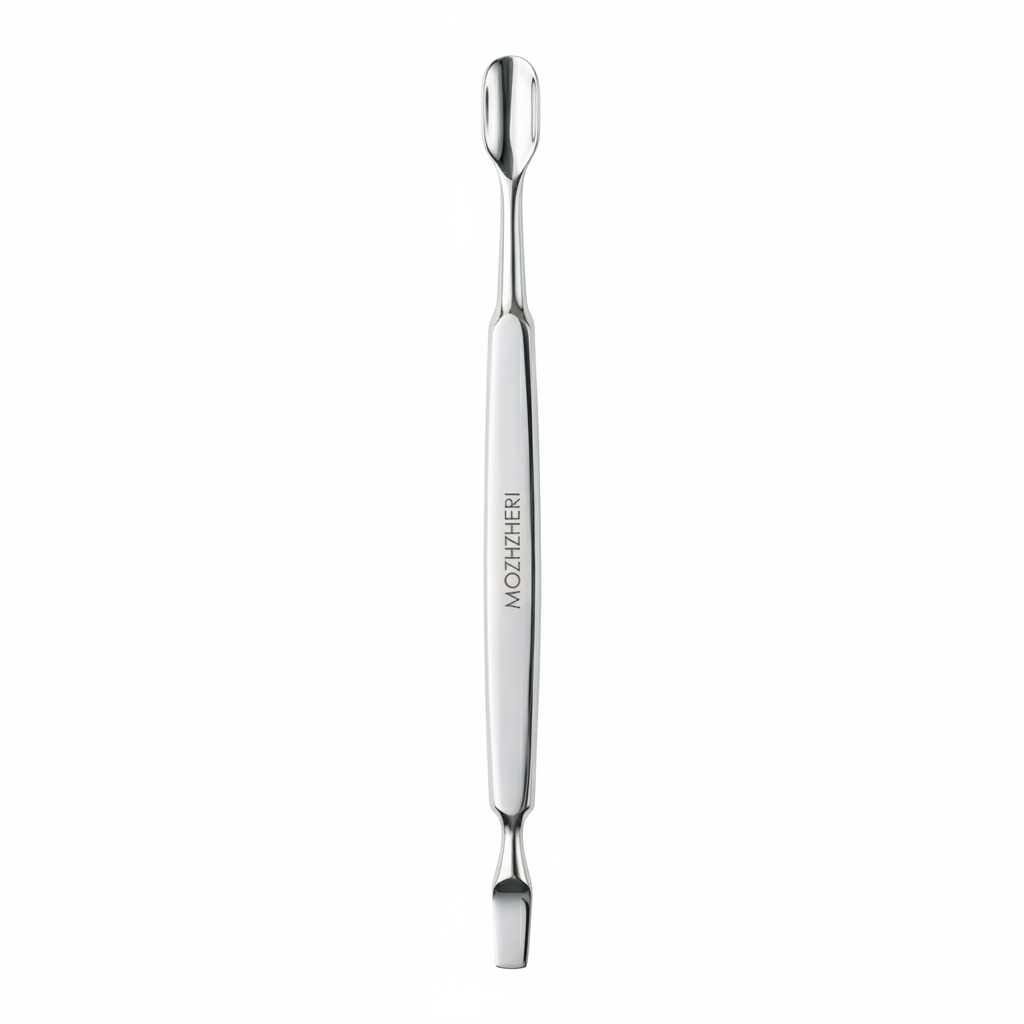 Universal pusher spatula Mozhzheri acier inoxydable double embout - vue produit