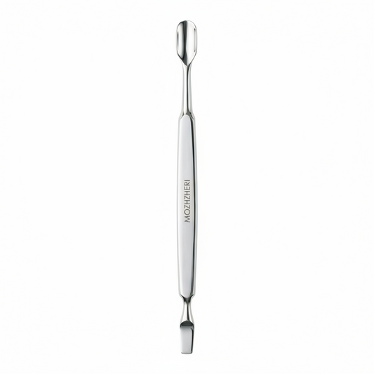 Universal pusher spatula Mozhzheri acier inoxydable double embout - vue produit