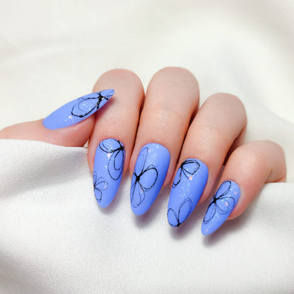 Flacon Vernis Gel INOCOS Minissaia couleur bleu orchidée vegan
