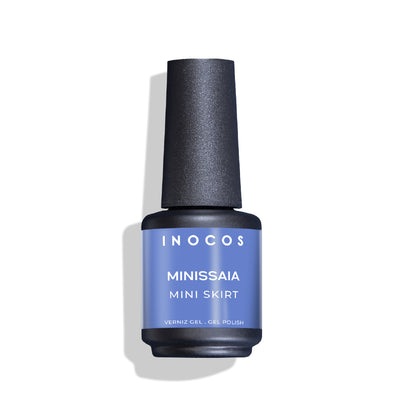Vernis Gel INOCOS Minissaia 15ml - Bleu Orchidée Collection Voyage aux Mémoires

