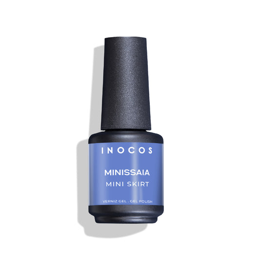 Vernis Gel INOCOS Minissaia 15ml - Bleu Orchidée Collection Voyage aux Mémoires
