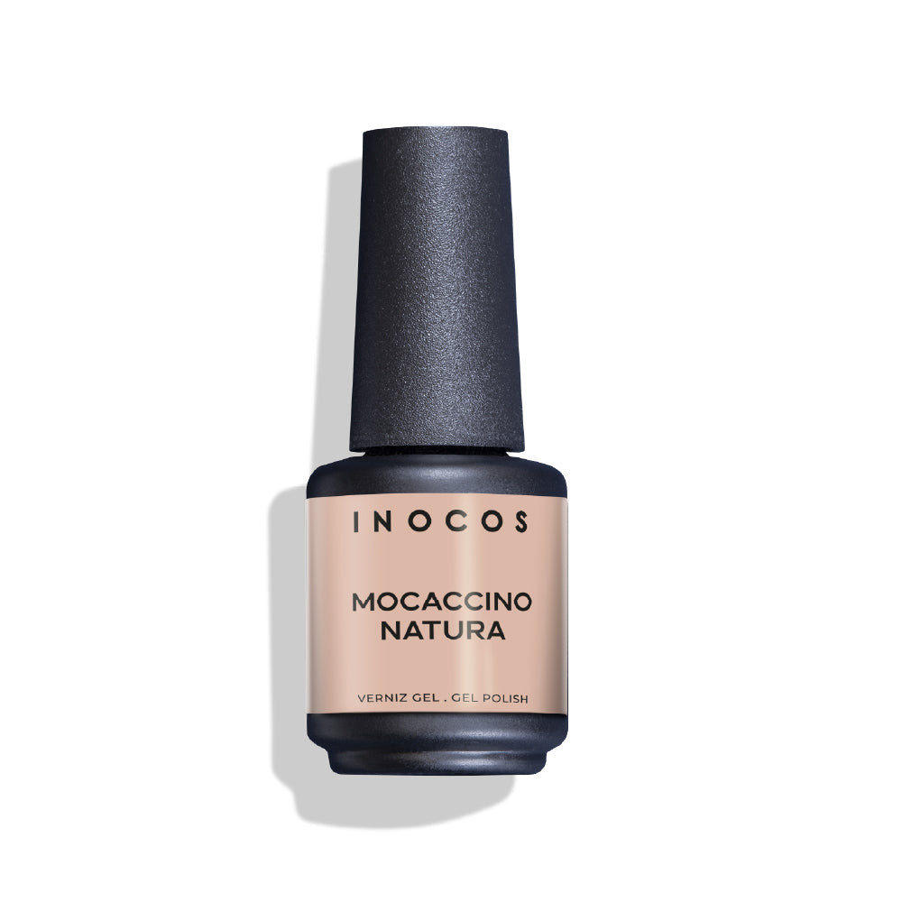 Vernis Gel INOCOS Mocaccino Natura 15ml - Nude Froid Collection Natura Lovers
