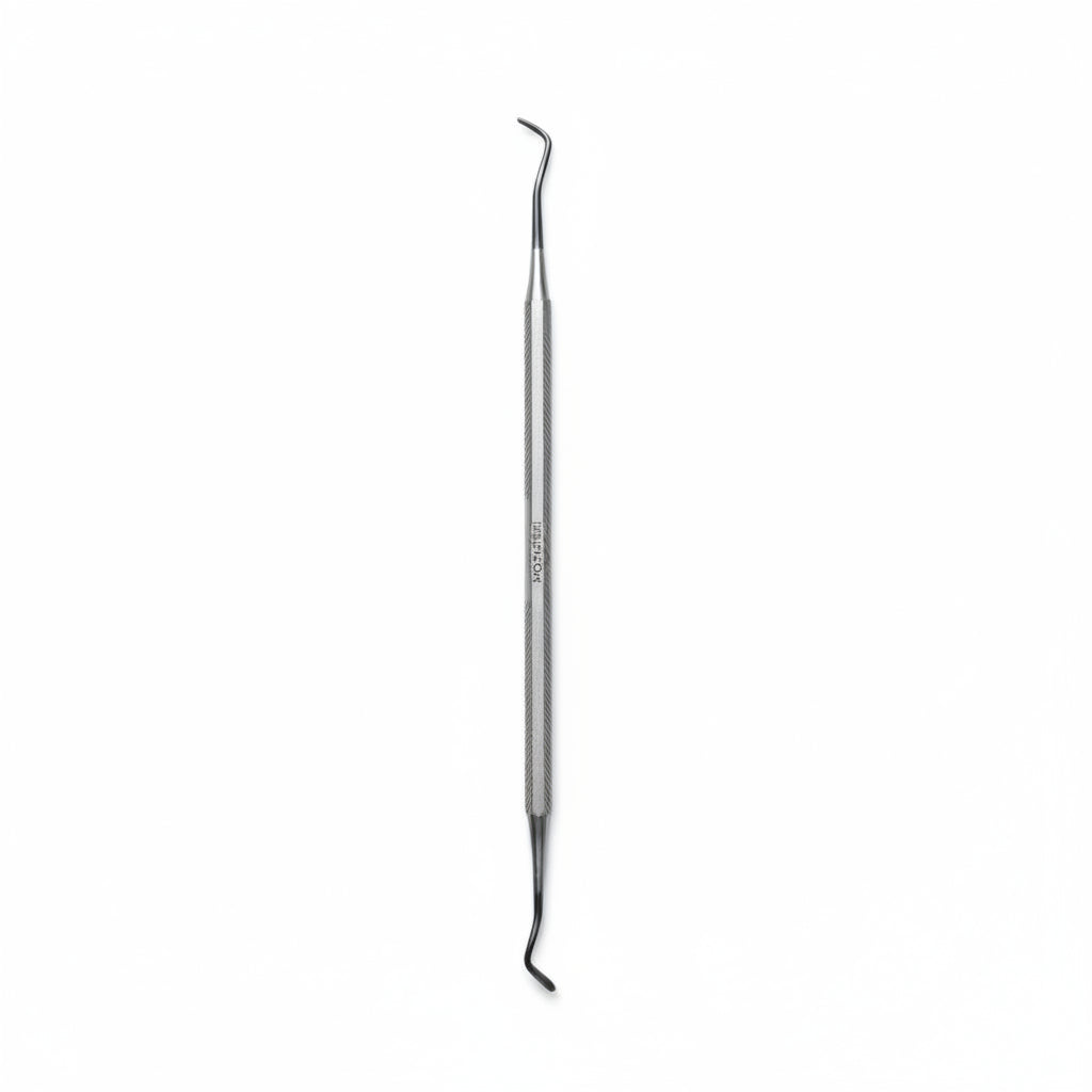 Curette double embout Mozhzheri en acier inoxydable médical pour manucure russe professionnelle