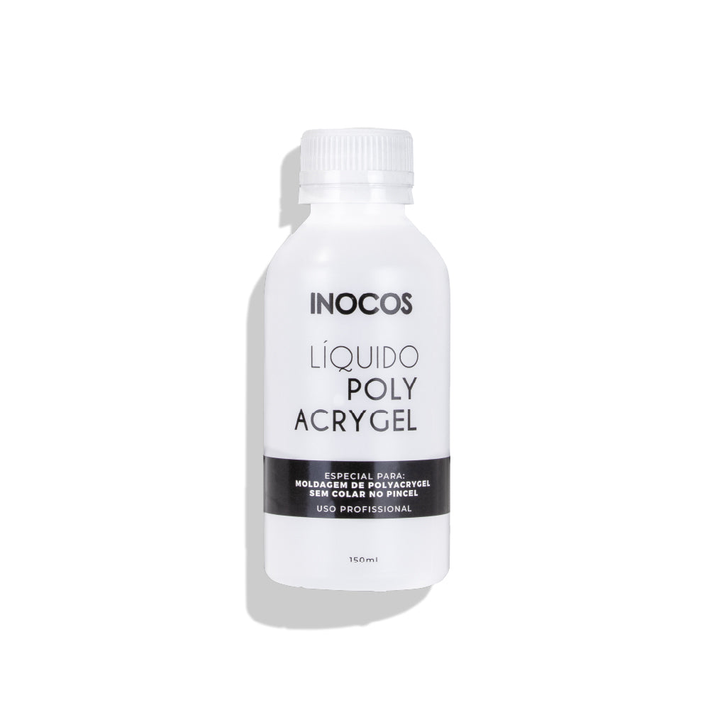 Liquide Polyacrygel INOCOS Spécial Pinceaux – Nettoyant professionnel pour pinceaux polyacrygel gel UV/LED