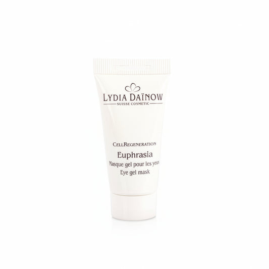 Euphrasia Lydia Dainow 15ml – Masque contour des yeux rafraîchissant au complexe Phyto LD, euphraise et aloe vera pour raffermir, hydrater et atténuer les cernes – cosmétiques suisses Lydia Dainow