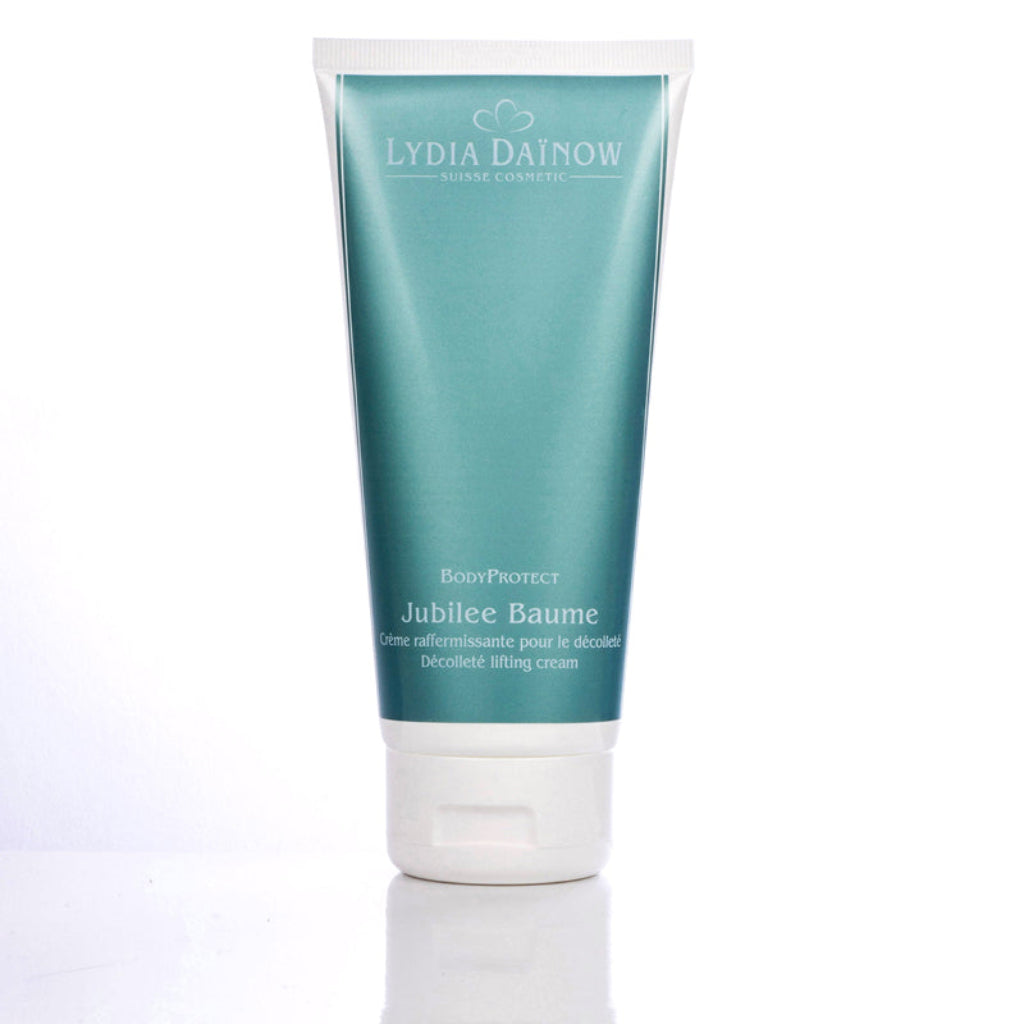 Jubilee Tree Lydia Dainow 200ml – Soin raffermissant décolleté et buste à la prêle, calendula et phytoextrait LD – cosmétiques suisses Lydia Dainow