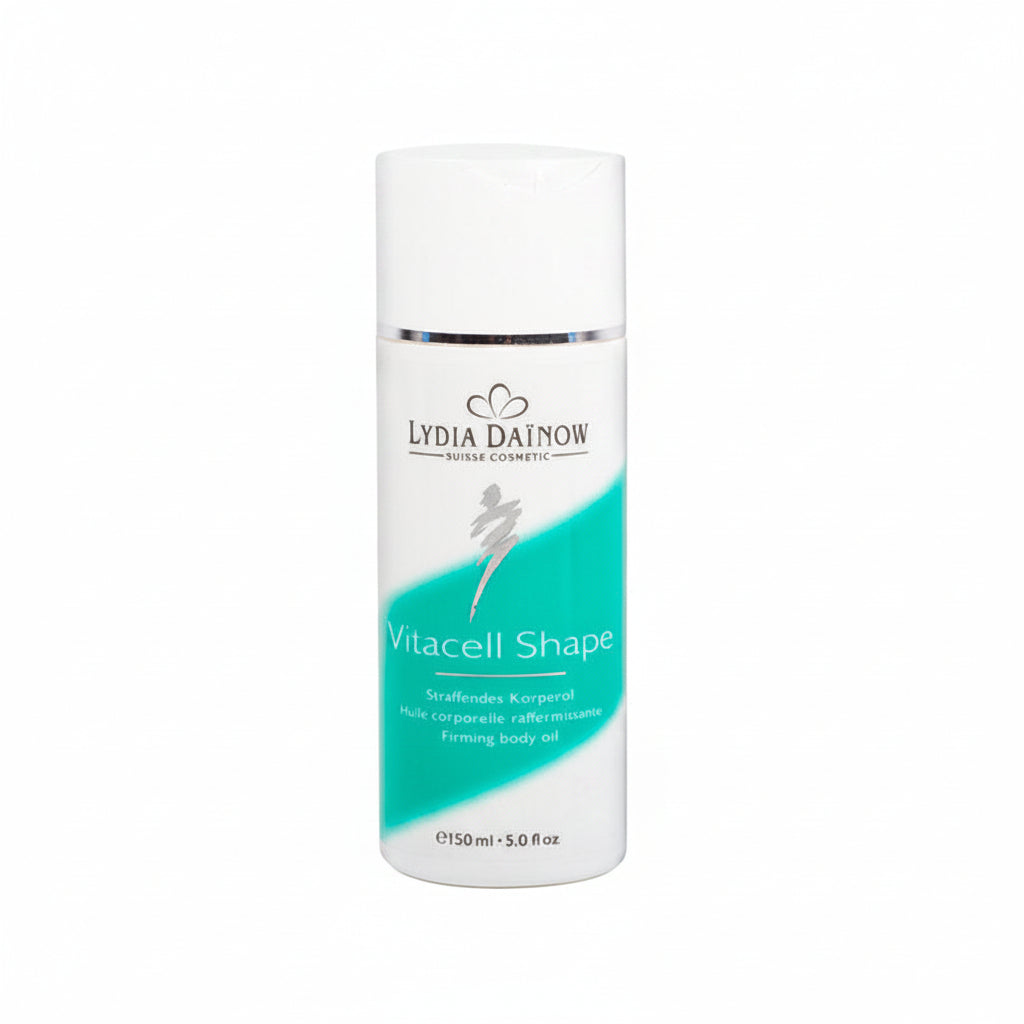 Vitacell Shape Lydia Dainow 150ml – Huile corps raffermissante anti-cellulite au Shape Perfection, extrait de fenouil marin et algues brunes – cosmétiques suisses Lydia Dainow